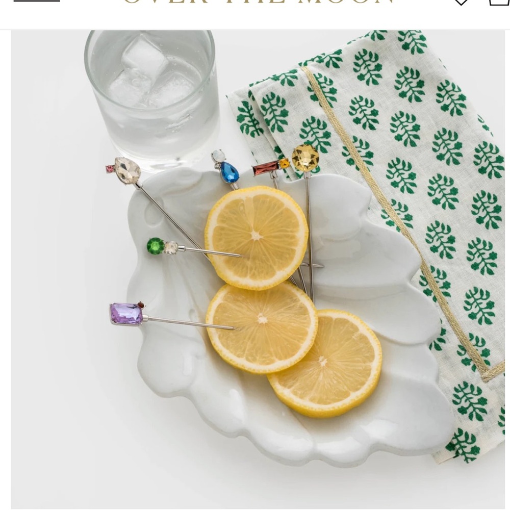 NWT Joanna Buchanan Jeweled Swizzle Sticks